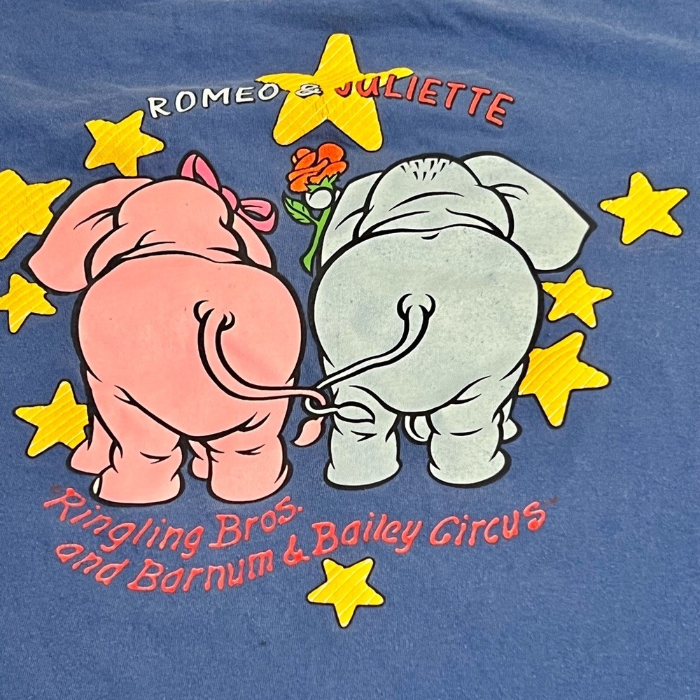 Vintage RINGLING BROS & BARNUM & BAILEY CIRCUS "Romeo & Juliette" XL - Picture 4 of 5